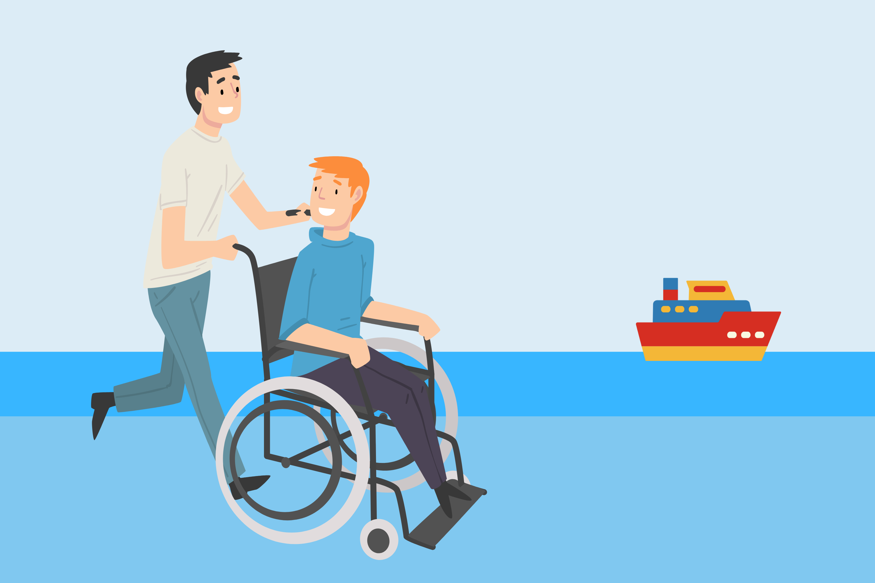 servizi a bordo dedicati ai passeggeri disabili 